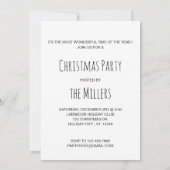 イエロー・ラブラドール・レトリーバークリスマススノーフレークかわいいラブラドール犬 招待状 (裏面)