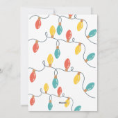 イエロー・ラブラドール・レトリーバークリスマスツリー シーズンカード (裏面)