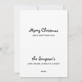 イエロー・ラブラドール・レトリーバークリスマス(鳥)ショウジョウコウカンチョウ-ラブラドールかわいい シーズンカード (裏面)