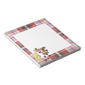 イエロー・ラブラドール・レトリーバーパーソナライズされたマママプライド ノートパッド (アングル)