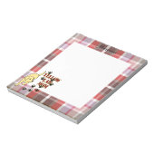 イエロー・ラブラドール・レトリーバーパーソナライズされたマママプライド ノートパッド (回転)