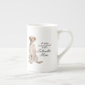 イエロー・ラブラドール・レトリーバーマムボーン中国マグ ボーンチャイナマグカップ (右)