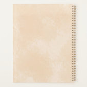 イエロー・ラブラドール・レトリーバーワンピードッグ水彩ラブラドール再審機 プランナー手帳 (裏面)