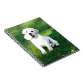 イエロー・ラブラドール・レトリーバー子犬 ノートブック (右側)