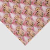 イエロー・ラブラドール・レトリーバー子蝶の動物模様 薄葉紙 (詳細)