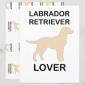 イエロー・ラブラドール・レトリーバー愛好家 (正面/裏面)