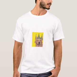 イエロー・ラブラドール・レトリーバー王のワイシャツ Tシャツ