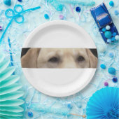 イエロー・ラブラドール・レトリーバー目 ペーパープレート (パーティー)