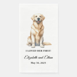 イエロー・ラブラドール・レトリーバー私は最初に彼女を愛し結婚た