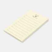 イエロー・ラブラドール・レトリーバー顔 ポストイット (アングル)