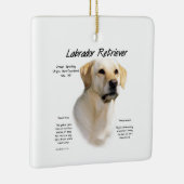 イエロー・ラブラドール・レトリーバー セラミックオーナメント (右)