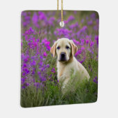 イエロー・ラブラドール・レトリーバー セラミックオーナメント (右)