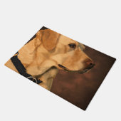 イエロー・ラブラドール・レトリーバー ドアマット (アングル)