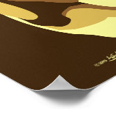 イエロー・ラブラドール・レトリーバー ポスター (角)