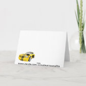 イエロー・レース・カ考えるー・イ・ザ・オブ・ユー カード (裏面)