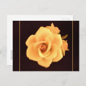 イエロー・ローズ、2004年撮影の写真。 ポストカード (正面/裏面)