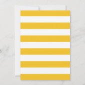 イエロー |写真名門私立校風のの卒業のスクリプト 案内状 (裏面)