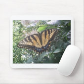 イエロー(昆虫)オオカバマダラ、モナーク夏 マウスパッド (マウス)