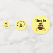 イエロー(昆虫)マルハナバチズビーハピー コンフェッティ (正面)