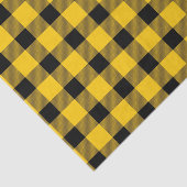 イエロー/金ゴールドバッファローカントリーランバージャックプレイド 薄葉紙 (詳細)