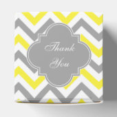 イエローDkグレーホワイトLGシェブロングレーネームモノグラム フェイバーボックス (上部)