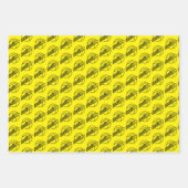 イエローF-15Eストライクイーグルロケット飛行隊 ラッピングペーパーシート (正面3)