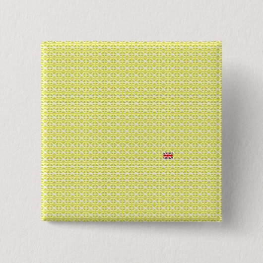 イエローUKユニオンジャック&奇数 缶バッジ (正面)