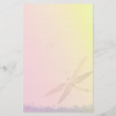 イエロ淡い色のー&ピンクトンフライ結婚式 プログラム (裏面)