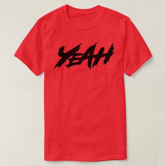 イエーブラック文字 Tシャツ (デザイン正面)