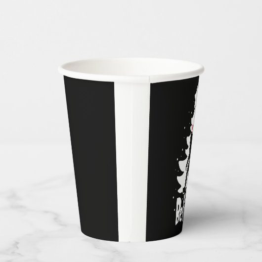 イエ信じティビグフットサスカッチクリスマスサンタ 紙コップ (右)