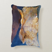 イエ凍っていローメープルリーフオータム自然 アクセントクッション (裏面(縦))