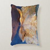 イエ凍っていローメープルリーフオータム自然 アクセントクッション (正面(垂直))