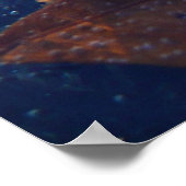 イエ凍っていローメープルリーフオータム自然 ポスター (角)