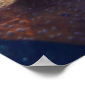 イエ凍っていローメープルリーフオータム自然 ポスター (角)