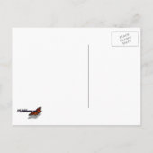 イエ凍っていローメープルリーフオータム自然 ポストカード (裏面)