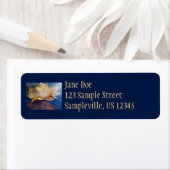 イエ凍っていローメープルリーフオータム自然 ラベル (インサイチュ)