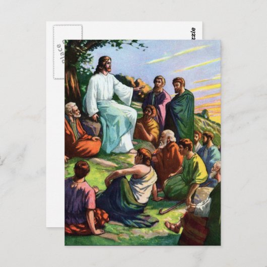 イエ教えスのやり祈方 ポストカード (正面/裏面)