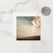 イエ考えるスに目を向ける ノートカード (正面/裏面インサイチュ)