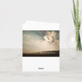 イエ考えるスに目を向ける ノートカード (裏面)