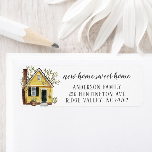 イエ魅力的ローハウスホームスイートホームアドレス  ラベル (インサイチュ)