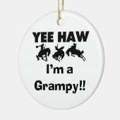 イエ・ハウ私はTシャツとギフトの文法的だ セラミックオーナメント (左)