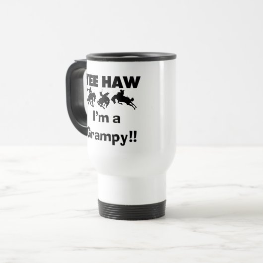 イエ・ハウ私はTシャツとギフトの文法的だ トラベルマグ (正面左)