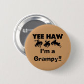 イエ・ハウ私はTシャツとギフトの文法的だ 缶バッジ (正面&裏面)