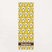 イオウの冠を付けたコッカトゥー ヨガマット (正面)