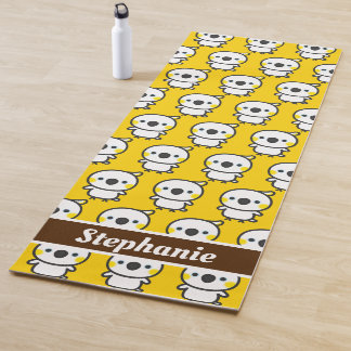 イオウの冠を付けたコッカトゥー ヨガマット