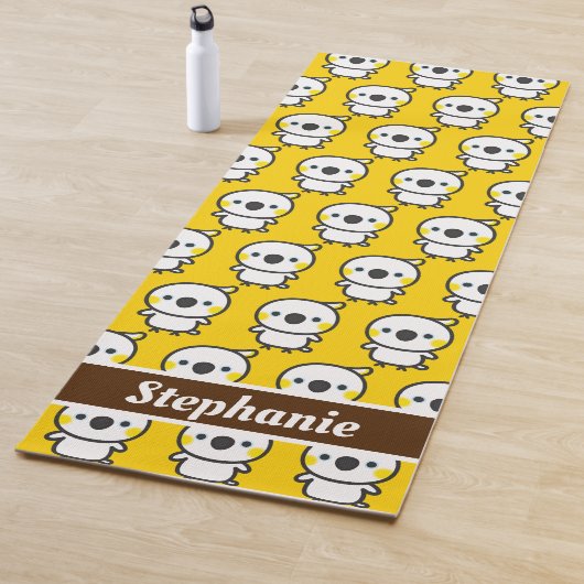 イオウの冠を付けたコッカトゥー ヨガマット (インサイチュ)