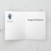 イオウクレストコッカト誕生日カード カード (内部)