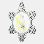 イオウ冠 スノーフレークピューターオーナメント (右)