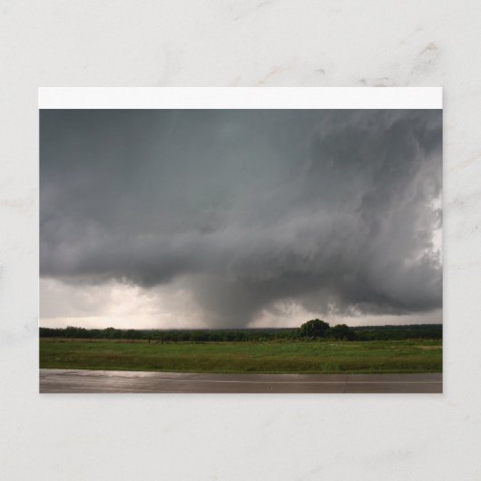 イオウ、オクラホマEF3 Tornadoポストカード ポストカード (正面)