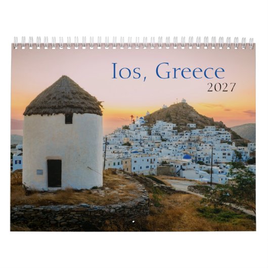イオス ギリシャの島 2026年 カレンダー (カバー)
